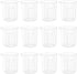 1.7 Oz Transparent Lab Measuring Cup, 50ml Plastic Beaker Cups, 12 Pcs for Science Experiments
