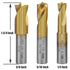 Yakamoz 3Pcs Spot Weld Drill Bit Set - Cobalt Spot Weld Cutter, Titanium Coated Removal Tool