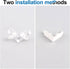 40Pcs 90 INCREWAY L Brackets Transparent Clear Acrylic Corner Bracket Degree Support Shelf Corner Brace Right Angle