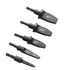 VideoPUP 5pcs Swaging Tool Drill Bit Set, Imperial Pipe Expander for Air Conditioning Copper Pipe Flaring Spin Set