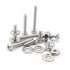 #6-32 UNC Stainless Steel Hex Socket Head Cap Screws, Hex Nuts, Flat Washers Assortment Kit