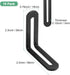 10-Pack 2.3 2.3 M METERXITY Adjustable L-Shape Corner Brace, x in Stainless Steel Right Angle Brackets with Slotted
