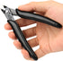 BOENFU Black Precision Wire Cutter, Jewelry Zip Tie Cutters, Flush Cutters, Nippers, Small Side Cutting Pliers, 1-Pack