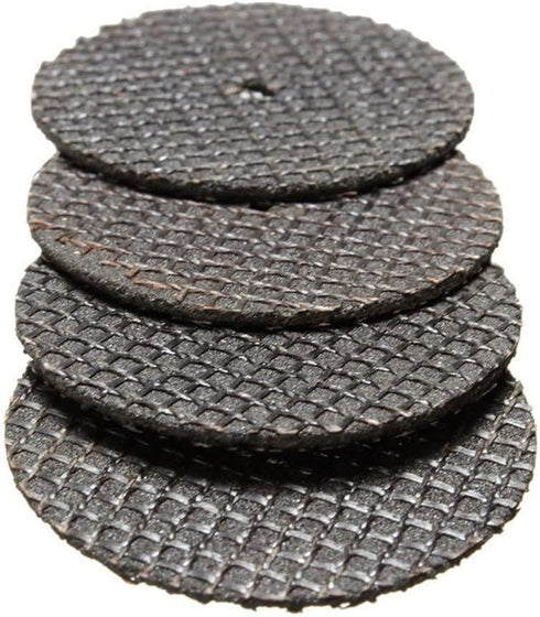 Fiberglass Reinforced Cut-off Wheels Discs Kit 1 1/4 inch Diameter 25 Pieces + 2 Mandrel for Dremel Tool 426 426b