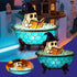 Generic Horror/Cozy Cute LED Bathroom Decor Light - Ghostly Bathtub Bubble Bath Accent, Halloween Party Decor, for Fans