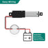 Stroke 50mm 120N 2 Inch Mini Linear Actuator, 12V Electric Motion Actuators, 28lbs Force, High Speed for Robotics, Home