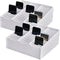 Ctosree 2 Pcs Cell Phone Holder, Multifunctional Classroom Caddy Storage Box for Desk (15.35 x 12.22 x 4.45 Inch)