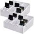 Ctosree 2 Pcs Cell Phone Holder, Multifunctional Classroom Caddy Storage Box for Desk (15.35 x 12.22 x 4.45 Inch)