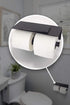 Neater Nest Modern Reversible Toilet Paper Holder with Phone Shelf - Oil Rubbed Bronze