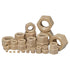 happinesspark M2 10pcs PEEK Hex Nuts - High Temperature & Chemical Resistant Plastic Fasteners Kit for Electronics