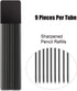 JOVITEC Mechanical Pencil Set, 21 Pieces, 9 Automatic Pencils, 12 Cases Refills for Draft Drawing