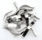 30pcs Stainless Steel Spring Clips, 85x9mm Photo Frame Hardware Accessories, Picture Frame Retaining Clips