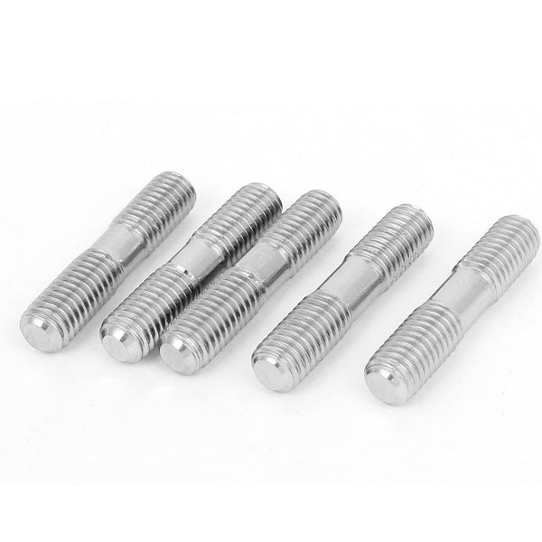 uxcell M8 x 40mm A2 Stainless Steel Double End Threaded Stud Screw Bolt (Pack of 5)