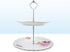 6 Piece Tiered Cake Stand Hardware Kit - 3-Tier Crown Mold Fittings for Wedding & Party Dessert Displays (Silver, M)