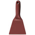Remco 6961MD4 Red Polypropylene Metal Detectable Hand Scraper, 8" L x 3" W
