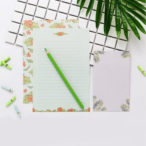 Fulanfudi 81pcs Set, 54 27 set, 9 Stationary Paper and Envelopes Contain stationery paper and envelopes, writing paper