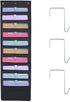 HAOHAN Over Door Hanging Wall File Organizer - 10 Pockets Oxford Cloth Storage Pocket Chart for Office and School