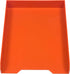 JAM PAPER Stackable Paper Trays - Orange, Desktop Document Organizer Tray, 2/Pack