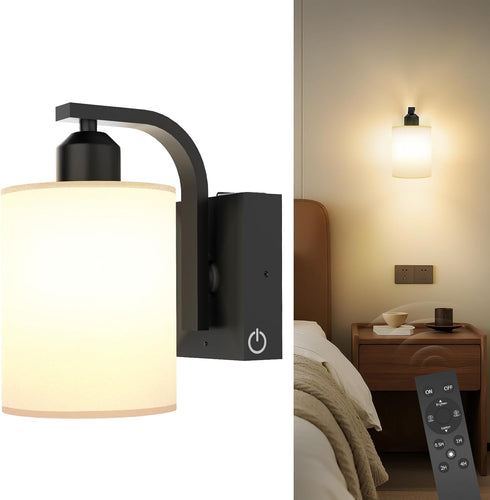 iThird 1 Pack Battery Operated Wall Sconces Lights: 6000mAh Rechargeable Wall Lights