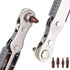 5 Pcs Mini Ratchet Wrench Set, 1/4 Inch Drive, High Torque Offset Reversible Screwdriver for Tight Spaces