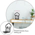 SHINEOFI 2pcs Metal Book Organizers for Office and Home Decorative File Book Stands Bookends for Desk Study and Living