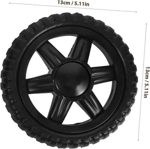 4pcs ULTECHNOVO Rolling Replacement Wheels for Shopping Cart Heavy Duty Easy to Install