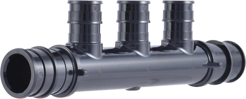 SharkBite 3 Port PEX Expansion Poly Tee, 3/4 Inch Open Trunk with 1/2 Inch Outlet for PEX-A Tubing
