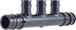 SharkBite 3 Port PEX Expansion Poly Tee, 3/4 Inch Open Trunk with 1/2 Inch Outlet for PEX-A Tubing