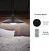 Lixada Solar Pendant Light Outdoor Indoor Hanging Light LED Shed Light Waterproof Pendant Lamp with Remote Control