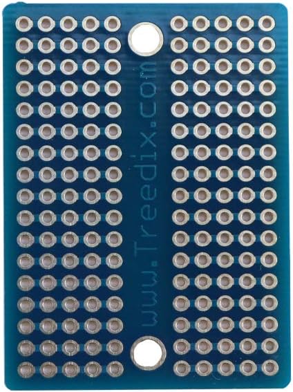 9pcs Mini Solderable BreadBoard PCB Prototype Shield Board, Double Sided Tinned Gold Plated for Arduino