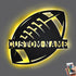 SweetJECCU Personalized Custom Name Football with LED Night Light, Neon Light Wall Sign