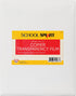 School Smart 8-1/2 11 Pack 100, 079880,Blue x in Copier Film Without Sensing Strip, of Transparency