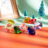 LONGWIN 30mm Crystal Diamond Paperweight, Multicolor Pirate Gems Birthstone Table Decorations