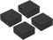 PATIKIL Rubber Anti-Vibration Pads, 4 Pcs Square Vibration Isolation Mats for HVAC, Air Conditioner, Washer, Dryer