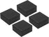 PATIKIL Rubber Anti-Vibration Pads, 4 Pcs Square Vibration Isolation Mats for HVAC, Air Conditioner, Washer, Dryer
