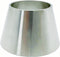 Sanitary Fitting Weld Ends Concentric Reducer Fitting, SS304 Tri Clamp Ferrule, 2" Tube OD to 1" Tube OD