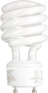 (Pack 4) 23 GU24 (100W T2 Bulb (2700K)) KOR of Watt Mini Spiral - Base - Equivalent) - Mini-Twist - CFL Light (Soft