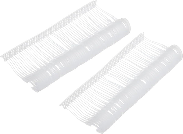 MECCANIXITY J Hook Standard Tagging Fasteners, Plastic Regular Price Tagging Barbs for Garment (Pack of 500 White)