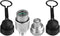 3/8" Hydraulic Quick Coupler Set Replaces Enerpac C-604, Connect and Disconnect Under 10,000 PSI