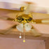 8Pcs 8 17.5 Inch DICOSMETIC Ceiling Fan Pull Chain Extension Colors Enamel Flower Charm Light Pull Chain Adjustable