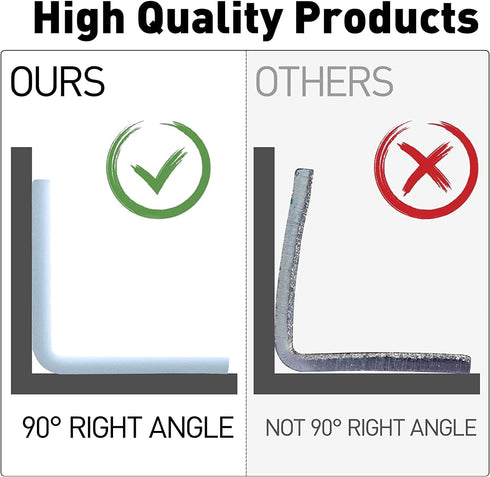 2 Hole L Shaped 90 Degree Angle Connector Bracket, 10 Pack for 1/2" Bolt in 1-5/8" Strut Channel