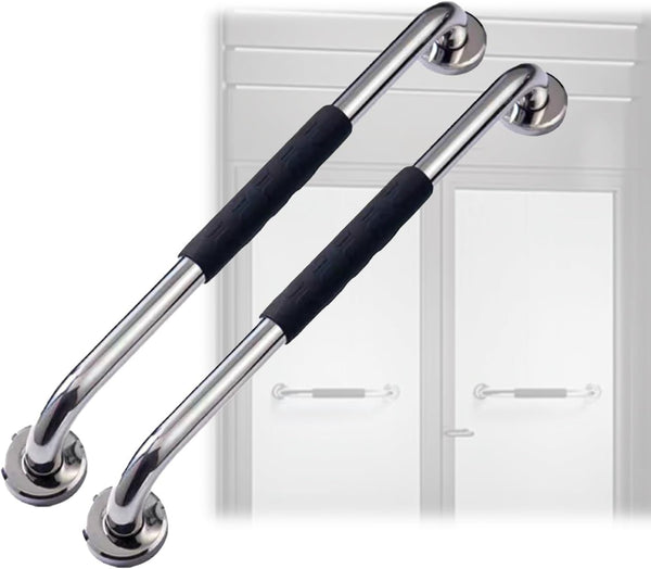 NGEWFGH 2 Pack Anti-Slip Bathroom Grab Bars, Stainless Steel Shower Handrails Wall Mount