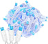 Novelty Lights 34ft Christmas String Lights, 100 Blue LED Bulbs on White