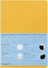 Nitoms STALOGY S4154 Notebook, A5, Yellow, 1/2 Year Notebook, Dot Grid
