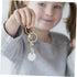 1piece GANAZONO Trolley Tokens Key Quarter Keychain Holder Shopping Cart Coin Keyring for Women