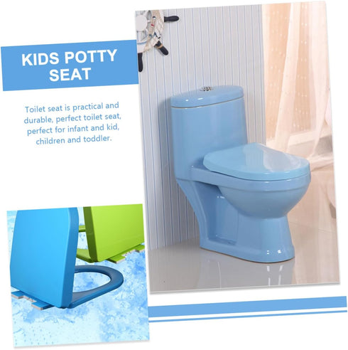 Ciieeo Potty Training Seat for Toddlers Easy to Install U-shaped Toilet Seat Non- Pad Smooth Edges Safe Design