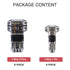Brightfour T Tap Wire Connectors for 14-18 AWG Wires, No Wire Stripping 3 Way Combo, 12 Pack