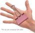 Large Pink Binder Clips, 2" / 50 mm Jumbo (6 PCS, Scratch Resistant)