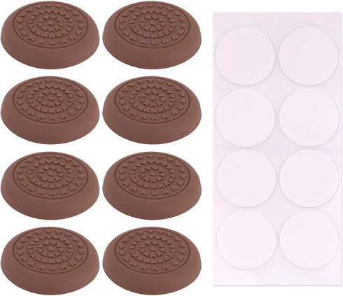 Penitue 8pcs Cutting Board Silicone Feet, Anti-Slip Waterproof Shock-Absorbing Self-Adhesive Silicone Feet for
