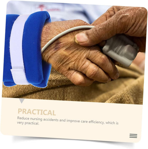 4Pcs Outanaya Hospital Hand and Foot Straps for Bedridden Elderly Care Adjustable for Safety Equipment